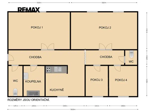Prodej bytu 4+1 87 m²