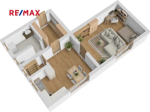 Prodaný  byt 1+1 50 m²