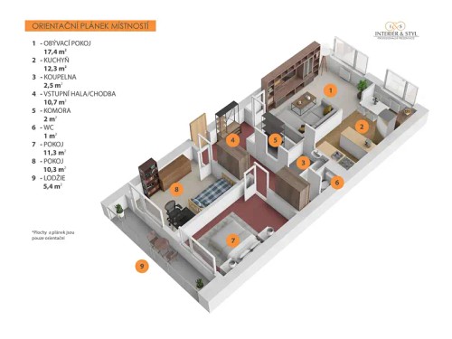 Prodaný  byt 3+1 70 m²