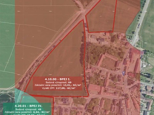 Prodej stavebního pozemku 8543 m²