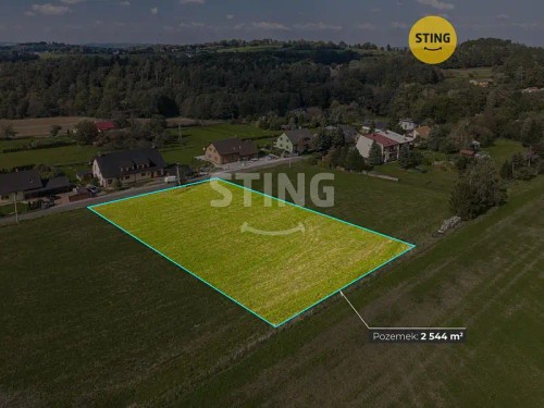 Prodej stavebního pozemku 2544 m²