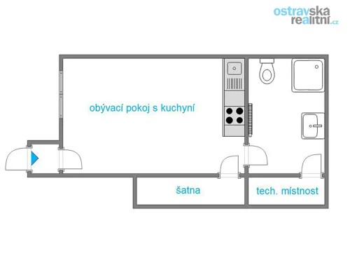 Prodej bytu 1+kk 27 m²