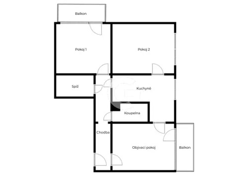 Prodaný byt 3+1 70 m²