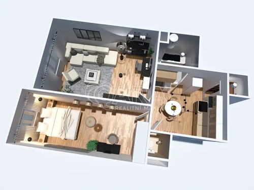 Prodaný  byt 2+1 57 m²