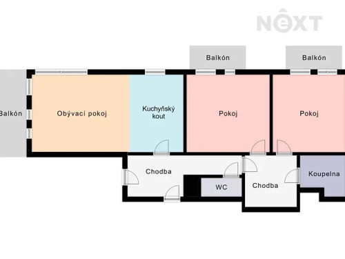 Prodej bytu 3+kk 79 m²