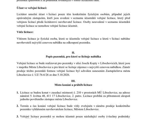Prodej stavebního pozemku 912 m²