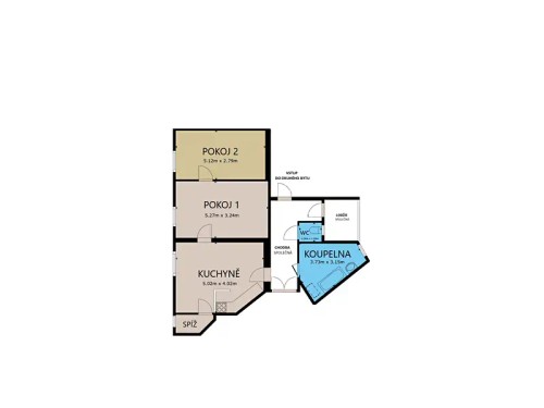 Prodaný byt 2+1 60 m²