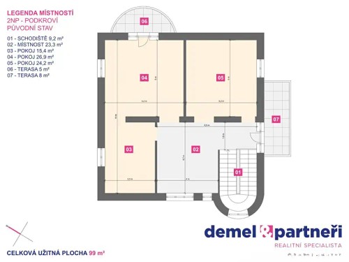 Prodej vily 309 m², pozemek 2242 m²