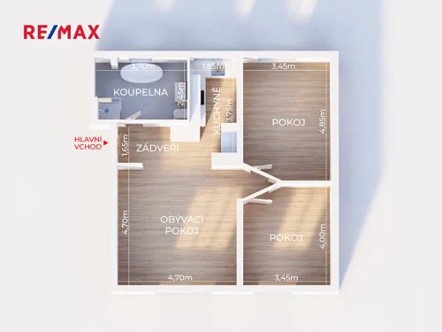 Prodej bytu 3+kk 74 m²