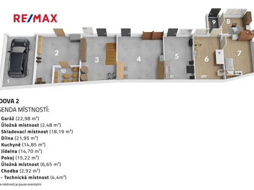 Prodej domu 415 m², pozemek 2446 m²