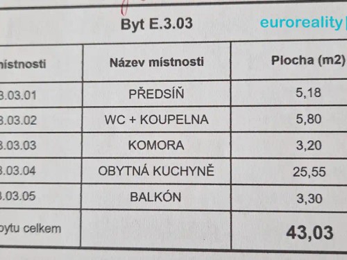 Prodej bytu 1+kk 40 m²