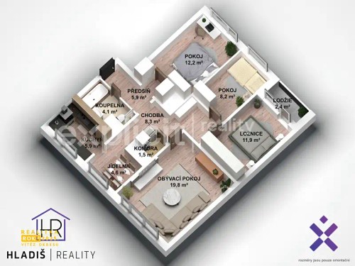 Prodej bytu 4+1 83 m²