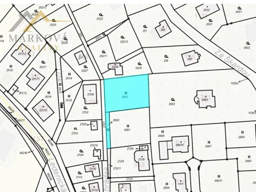 Prodej stavebního pozemku 874 m²