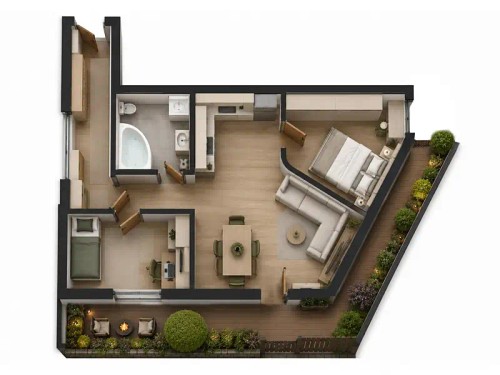 Prodej bytu 3+kk 57 m²