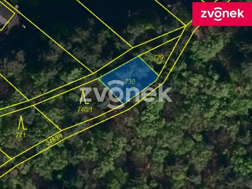 Prodej stavebního pozemku 1841 m²