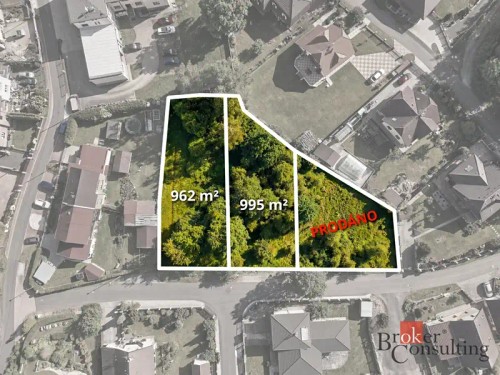 Prodej stavebního pozemku 961 m²