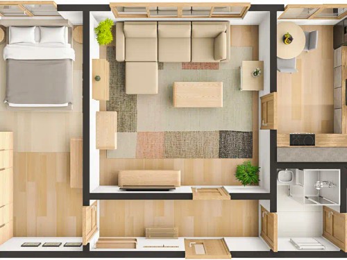 Prodej bytu 2+1 50 m²
