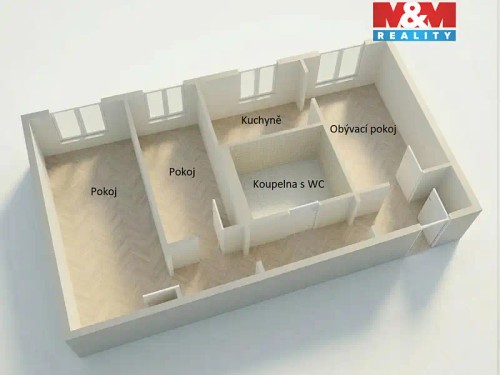 Prodaný byt 3+1 67 m²