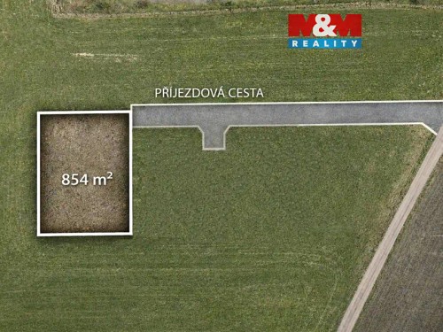Prodej stavebního pozemku 854 m²