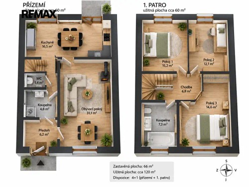 Prodej domu 130 m², pozemek 66 m²