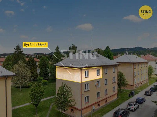 Prodej bytu 3+1 56 m²