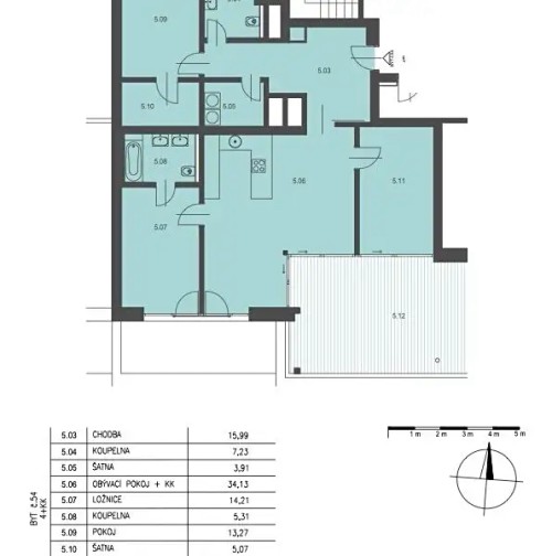 Prodej bytu 4+kk 120 m²