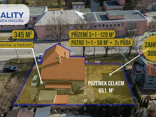 Prodej domu 178 m², pozemek 651 m²