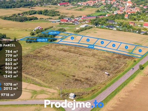Prodej stavebního pozemku 9718 m²