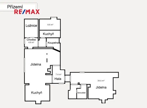 Prodej chalupy 800 m², pozemek 1904 m²