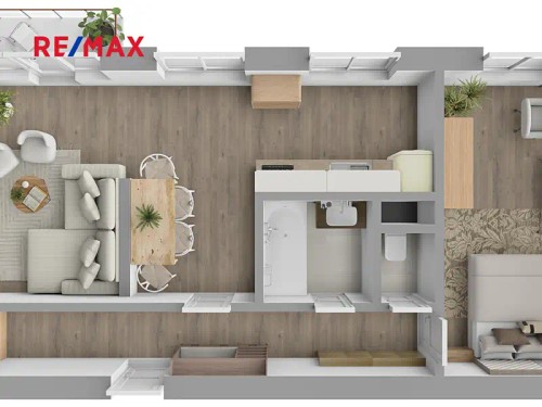 Prodaný  byt 3+kk 56 m²