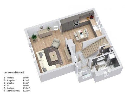 Prodej domu 90 m², pozemek 203 m²