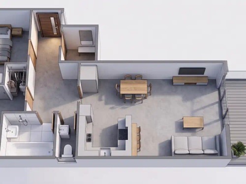 Prodaný byt 3+kk 72 m²