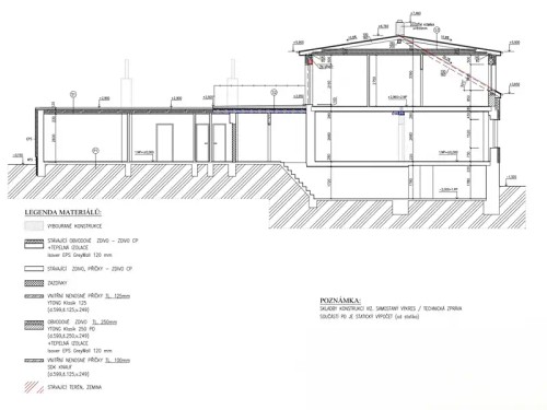 Prodej projektu 153 m², pozemek 551 m²