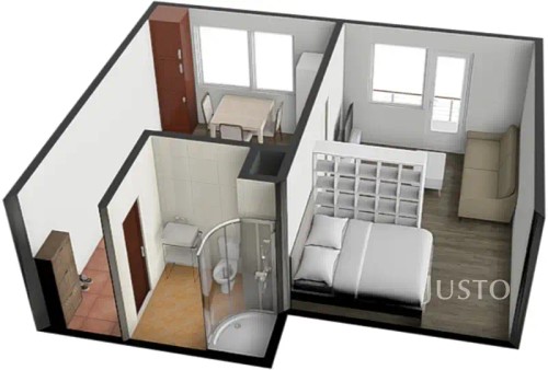 Prodaný byt 1+1 38 m²