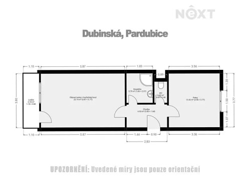 Prodaný  byt 2+kk 50 m²