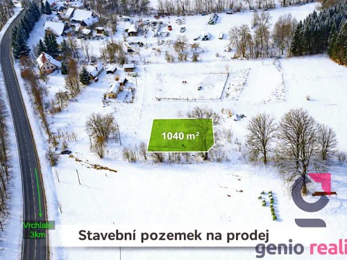 Prodej stavebního pozemku 1040 m²