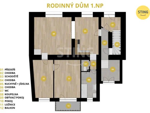 Prodej domu 347 m², pozemek 435 m²