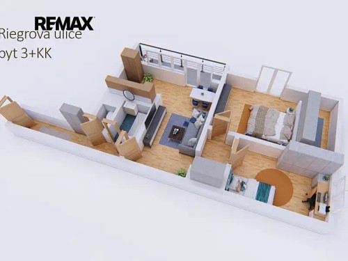 Prodaný byt 3+kk 61 m²