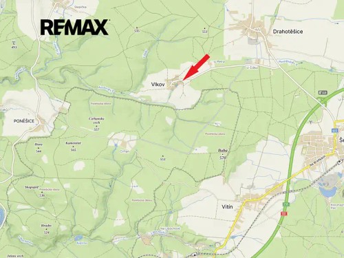 Prodej stavebního pozemku 1696 m²