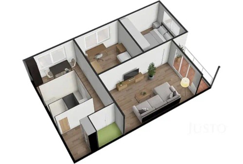 Prodaný byt 3+1 70 m²