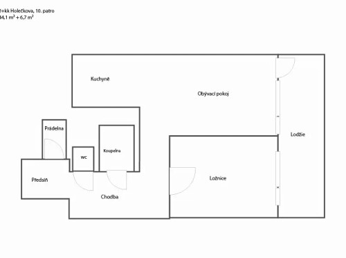 Prodaný byt 2+kk 51 m²