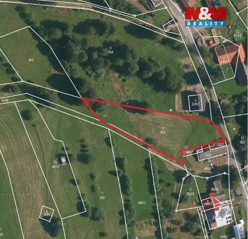 Prodej stavebního pozemku 1788 m²