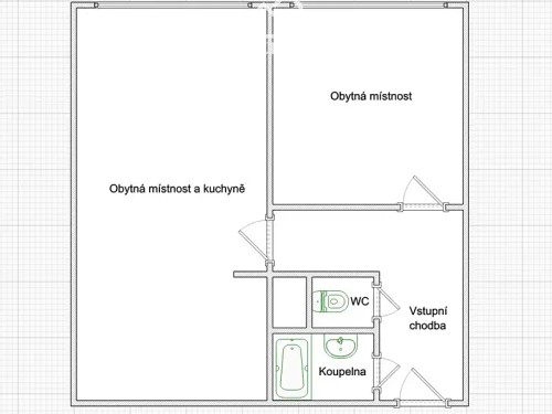 Prodaný byt 2+kk 47 m²