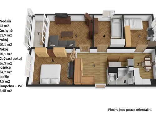 Prodej bytu 4+1 79 m²