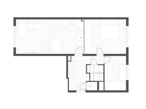Prodaný byt 3+kk 57 m²