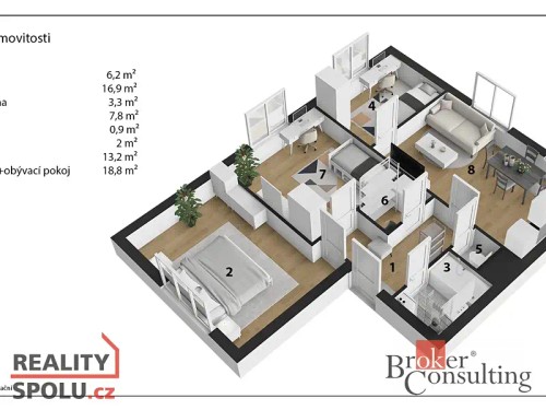 Prodaný byt 4+kk 70 m²
