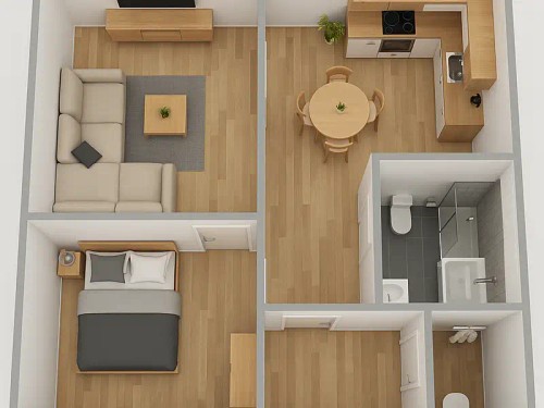 Prodaný  byt 2+1 48 m²