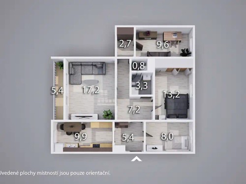 Prodej bytu 4+1 83 m²