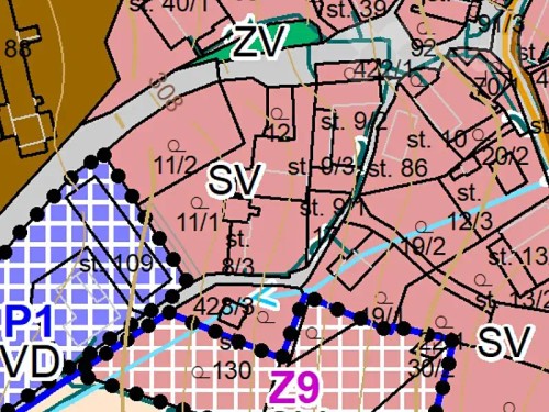 Prodej stavebního pozemku 1383 m²