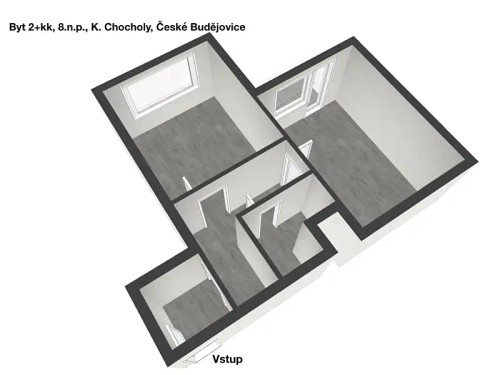 Prodaný byt 2+kk 42 m²